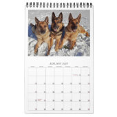 DEUTSCHE HUNDE - Single Page Calendar Kalender (Jan 2027)