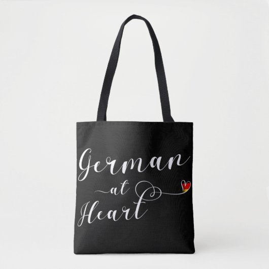 Deutsche in Herz-Lebensmitteltasche Tasche (Vorderseite)