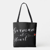 Deutsche in Herz-Lebensmitteltasche Tasche (Rückseite)