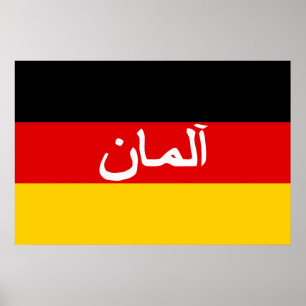 Deutsche Isaf Forces, deutsche Flagge Poster