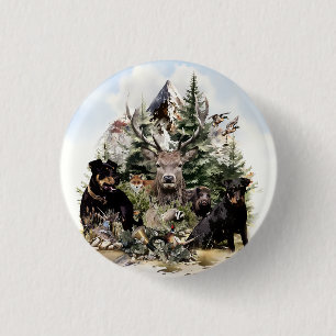 Deutsche Jagdterrier Button