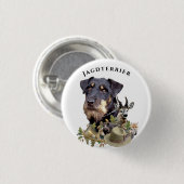 Deutsche Jagdterrier Button (Vorne & Hinten)