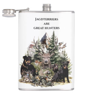 Deutsche Jagdterrier Flachmann