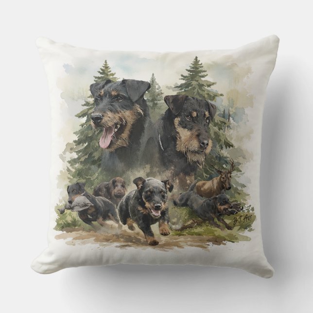 Deutsche Jagdterrier Kissen (Vorderseite)