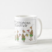 Deutsche Kakerlaken auf Oktoberfest Kaffeetasse (VorderseiteRechts)