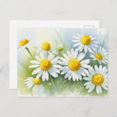 Deutsche Kamille in Bloom Feiertagspostkarte (Vorne/Hinten)