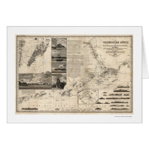 Deutsche Karte der China mit Guangdong und Macao