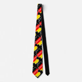 Deutsche Karte und Flagge Krawatte (Vorderseite)