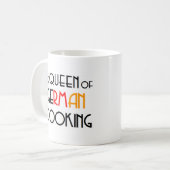 Deutsche Kochkönigin Kaffeetasse (Vorderseite Links)