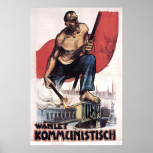 Deutsche Kommunistische Partei Poster, Weimarer Re Poster