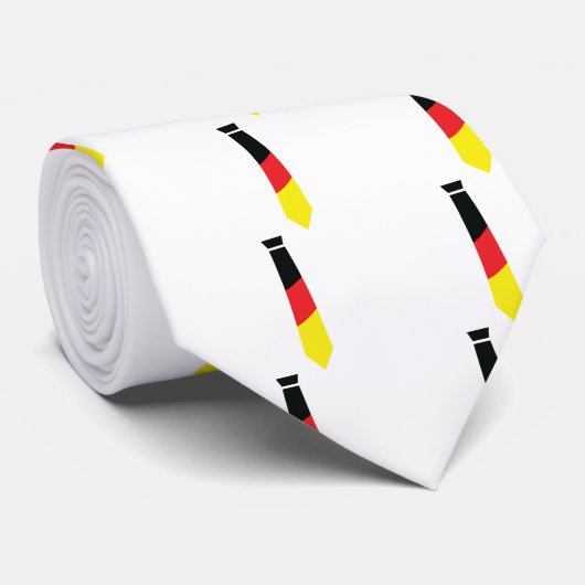 deutsche Krawattenikone Krawatte (Gerollt)