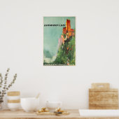 Deutsche Kunst Deutschland Reiseplakat SAS Druck Poster (Küche)
