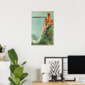 Deutsche Kunst Deutschland Reiseplakat SAS Druck Poster (Heimbüro)