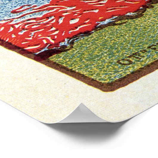 Deutsche Kunsthandwerksmesse Dresden 1896 Poster (Ecke)