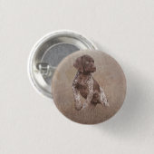 Deutsche Kurzhaarige Poster Button (Vorne & Hinten)