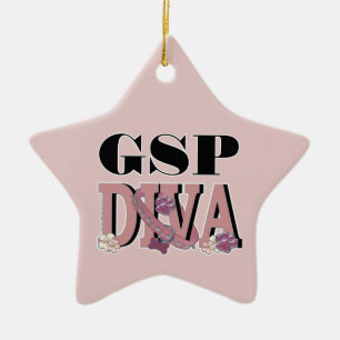 Deutsche kurzhaariger Zeiger DIVA Keramikornament