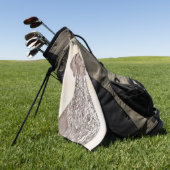 Deutsche kurzhaariger Zeiger-Malerei - Hundekunst Golfhandtuch (Gras)