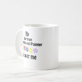 Deutsche Kurzläufer-Design Kaffeetasse (Vorderseite Links)
