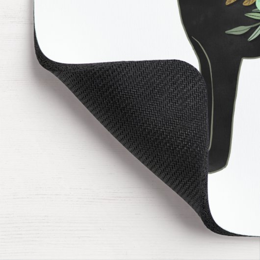 Deutsche Kurzläufige Pointer Boho Silhouette Mousepad (Ecke)