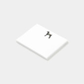 Deutsche Kurzläufige Pointer Boho Silhouette Post-it Klebezettel (angewinkelt)