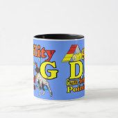 Deutsche Kurzpointer-Agility-Geschenke Tasse (Zentrum)
