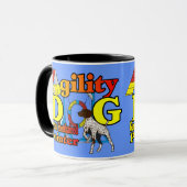 Deutsche Kurzpointer-Agility-Geschenke Tasse (Vorderseite Links)