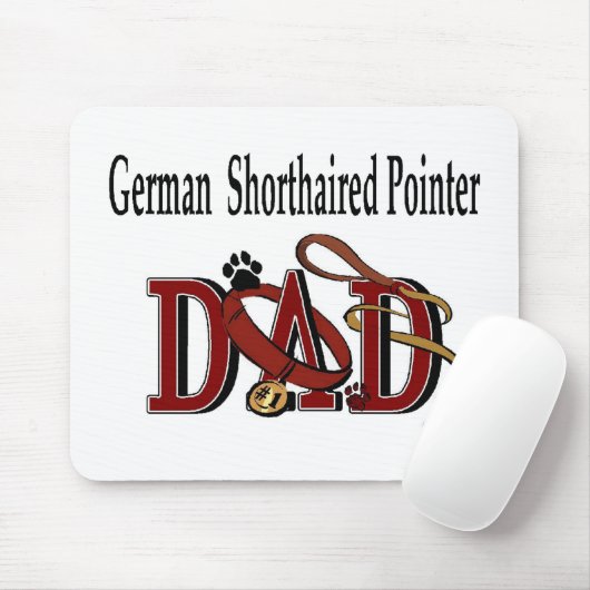 Deutsche Kurzpointer-Vater-Geschenke Mousepad (Mit Mouse)