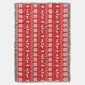 Deutsche Kurzporträts Silhouetten Weihnachten Decke (Vorderseite Vertikal)