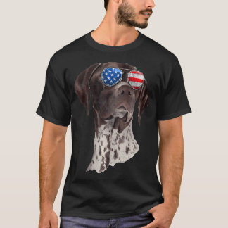 Deutsche Kurzschlussbrille Amerikanisch T-Shirt