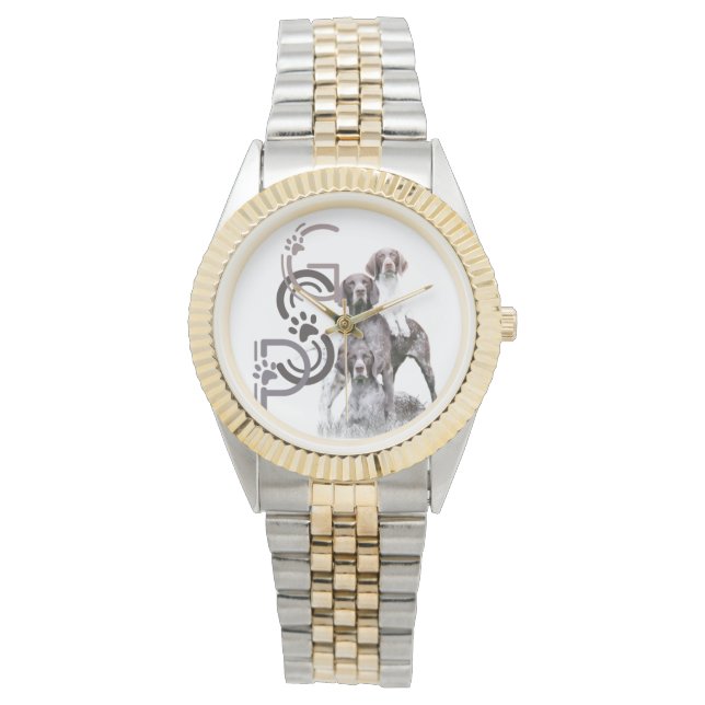 Deutsche Kurzzeiger (APS) Armbanduhr (Vorderseite)