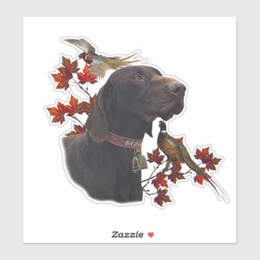 Deutsche Kurzzeiger (APS) Aufkleber (Blatt)