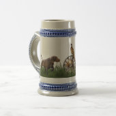 Deutsche Kurzzeiger (APS) Bierglas (Vorderseite Links)