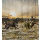 Deutsche Kurzzeiger (APS) Duschvorhang (Vorderseite)