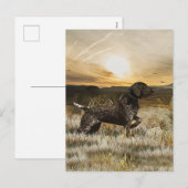 Deutsche Kurzzeiger (APS) Feiertagspostkarte (Vorne/Hinten)