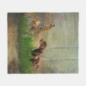 Deutsche Kurzzeiger (APS) Fleecedecke (Vorderseite (Horizontal))