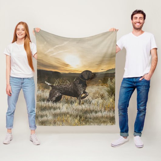 Deutsche Kurzzeiger (APS) Fleecedecke (Beispiel)