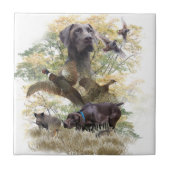 Deutsche Kurzzeiger (APS) Fliese (Vorderseite)