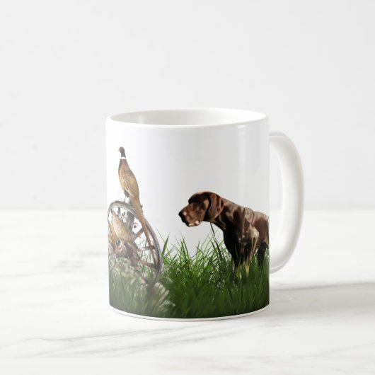 Deutsche Kurzzeiger (APS) Kaffeetasse (VorderseiteRechts)