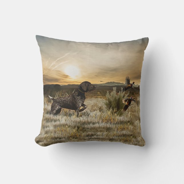 Deutsche Kurzzeiger (APS) Kissen (Vorderseite)