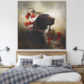 Deutsche Kurzzeiger (APS) Leinwanddruck (Insitu (Schlafzimmer))