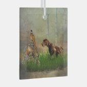 Deutsche Kurzzeiger (APS) Ornament Aus Glas (Vorderseite Rechts)