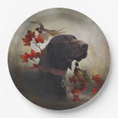 Deutsche Kurzzeiger (APS) Pappteller (Vorderseite)