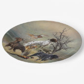 Deutsche Kurzzeiger (APS) Pappteller (Schrägansicht)