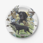 Deutsche Kurzzeiger (APS) Pappteller (Vorderseite)