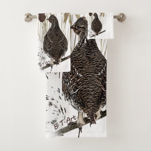 Deutsche Kurzzeiger (APS) Postkartenkaffee Badhandtuch Set (Insitu)