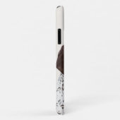 Deutsche Kurzzeiger (APS) Postkartenkaffee Case-Mate iPhone Hülle (Hinten/Rechts)