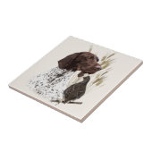 Deutsche Kurzzeiger (APS) Postkartenkaffee Fliese (Seite)