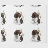 Deutsche Kurzzeiger (APS) Postkartenkaffee Geschenkpapier (Flach)