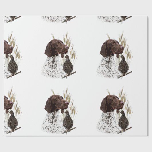 Deutsche Kurzzeiger (APS) Postkartenkaffee Geschenkpapier (Flach)