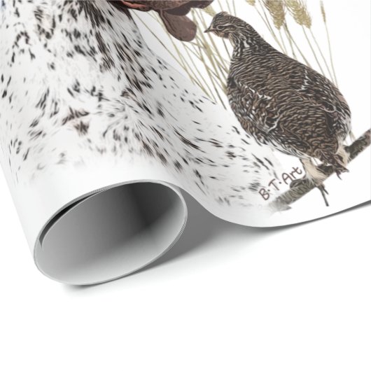 Deutsche Kurzzeiger (APS) Postkartenkaffee Geschenkpapier (Rolleneckpunkt)